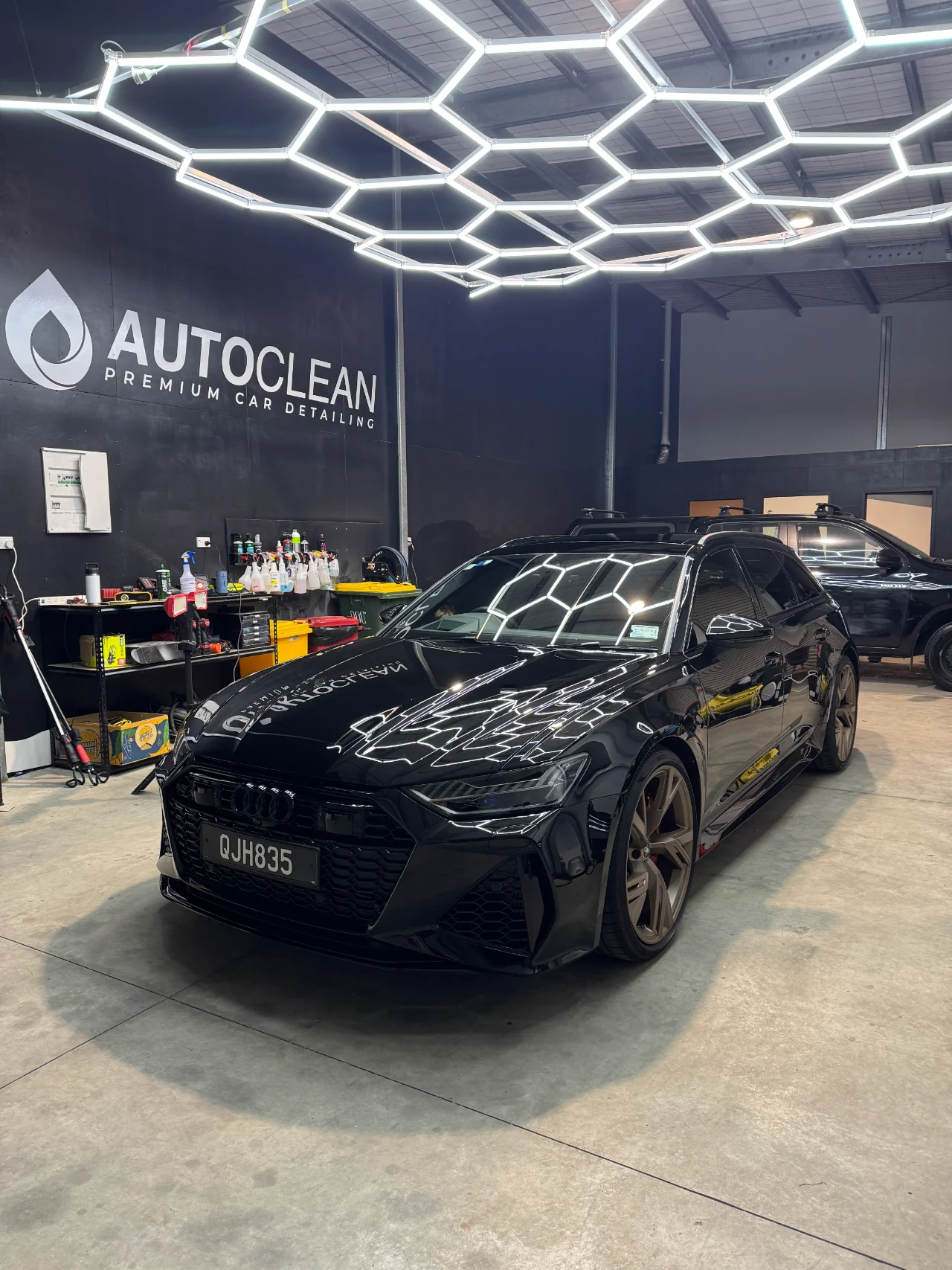 Audi RS6 interior ceramic protection Tauranga